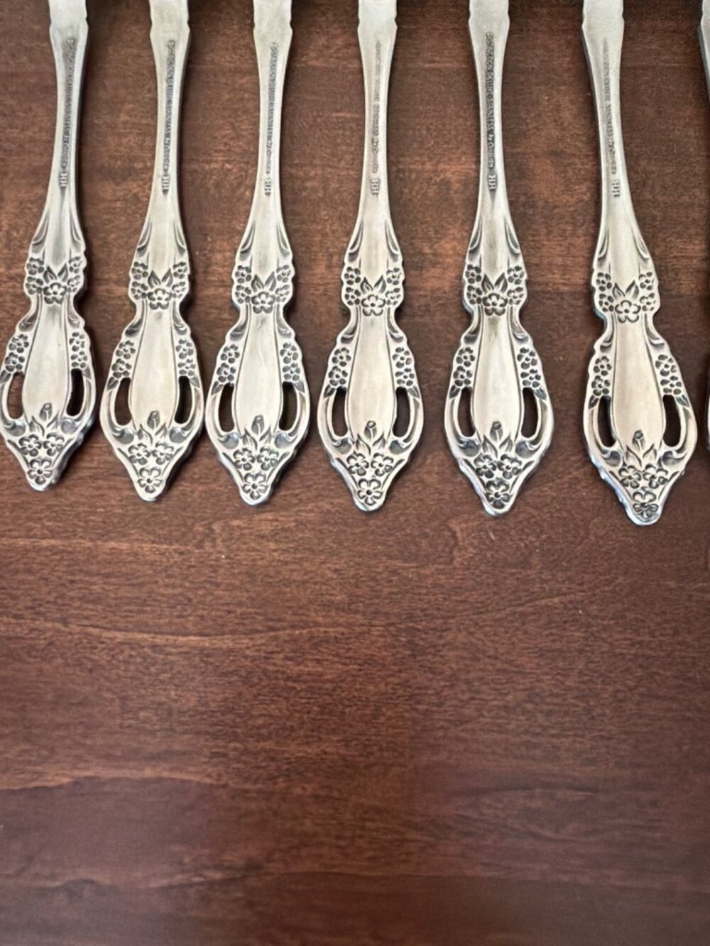 Set of 12 Oneida Distinction Deluxe HH Raphael Stainless Dinner Forks 7.25" Repl - Picture 14 of 16